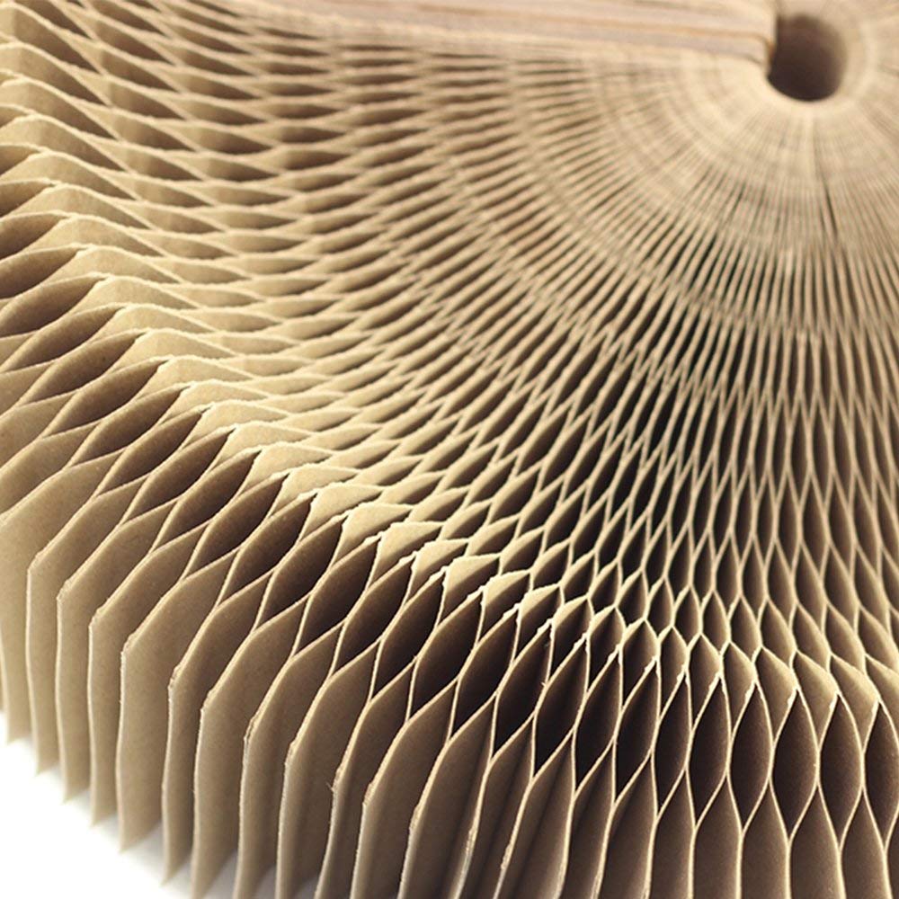 Cat Scratcher Collapsible Lounge, Round Scratching Board & Bed