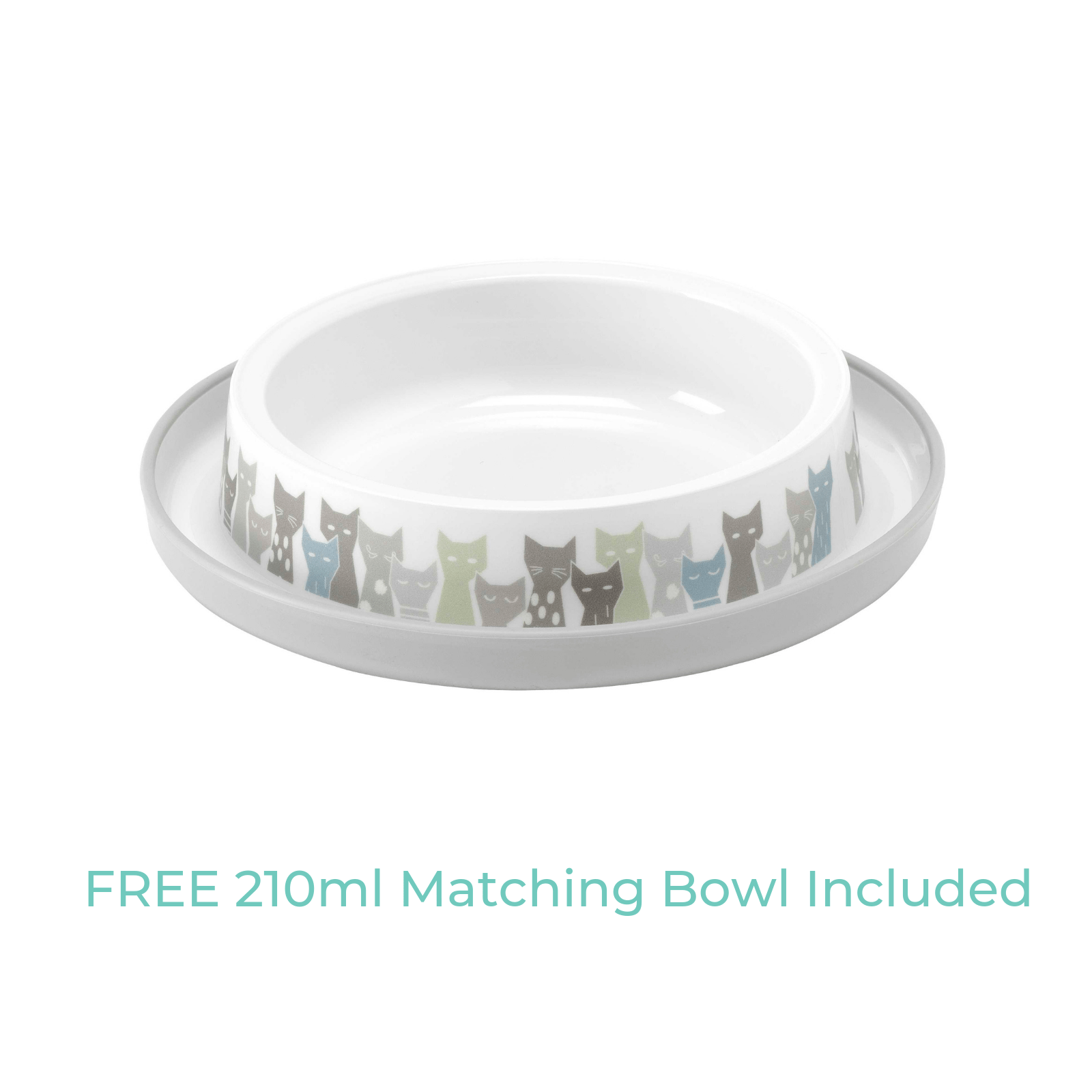 Moderna Maasai Hooded Cat Litter Box w/ Bonus Matching Kitty Bowl