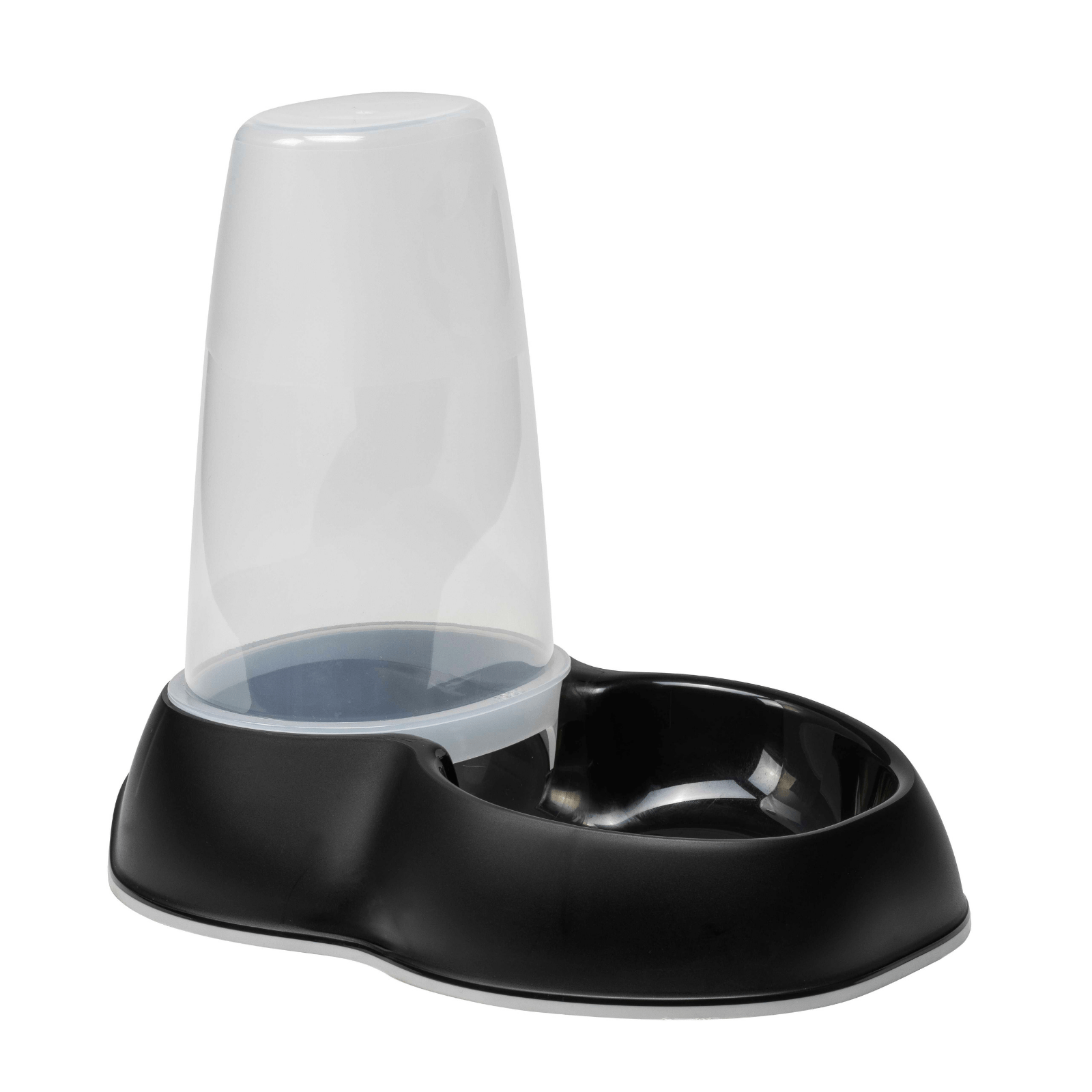 Moderna Sensiflo Pet Food Dispenser, 1.5L Gravity Feeder, Black